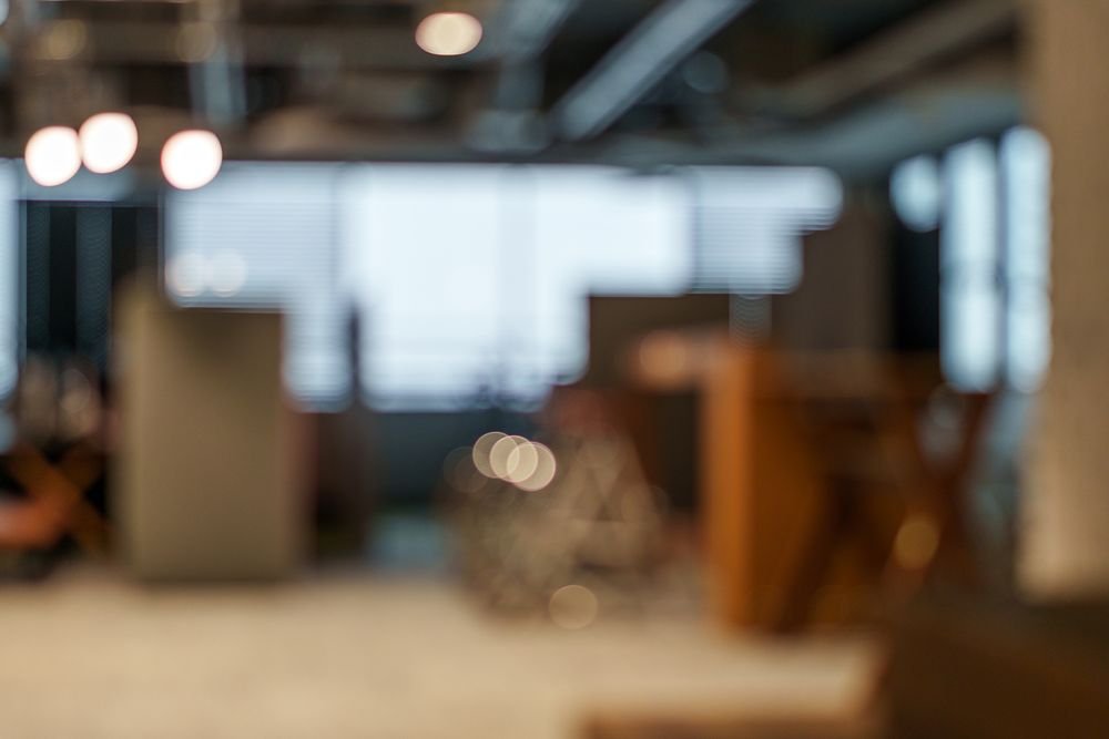 Office interior, soft focus